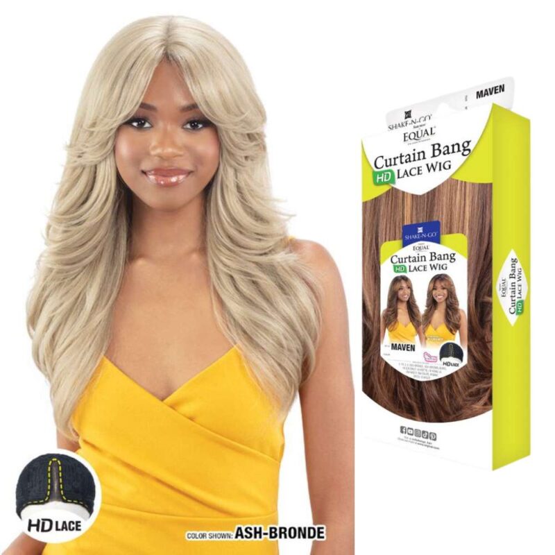 FreeTress Equal Curtain Bang HD Lace Wig - Maven - Image 8