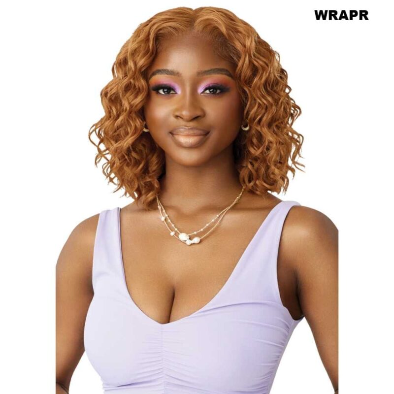 Outre Airtied Human Hair Blend 13X4 HD Lace Frontal Wig - HHB-Loose Deep 12" - Image 3