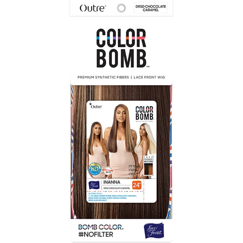 Outre Color Bomb Synthetic Lace Front Wig - Inanna - Image 10