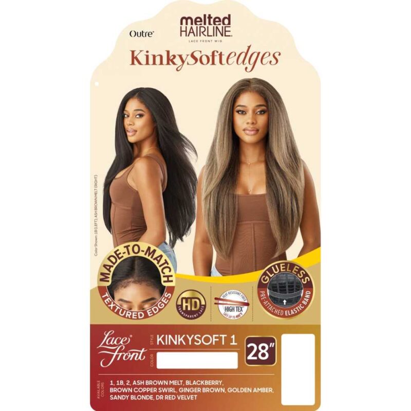 Outre Melted Hairline Synthetic Lace Front Wig - KinkySoft 1 - Image 2