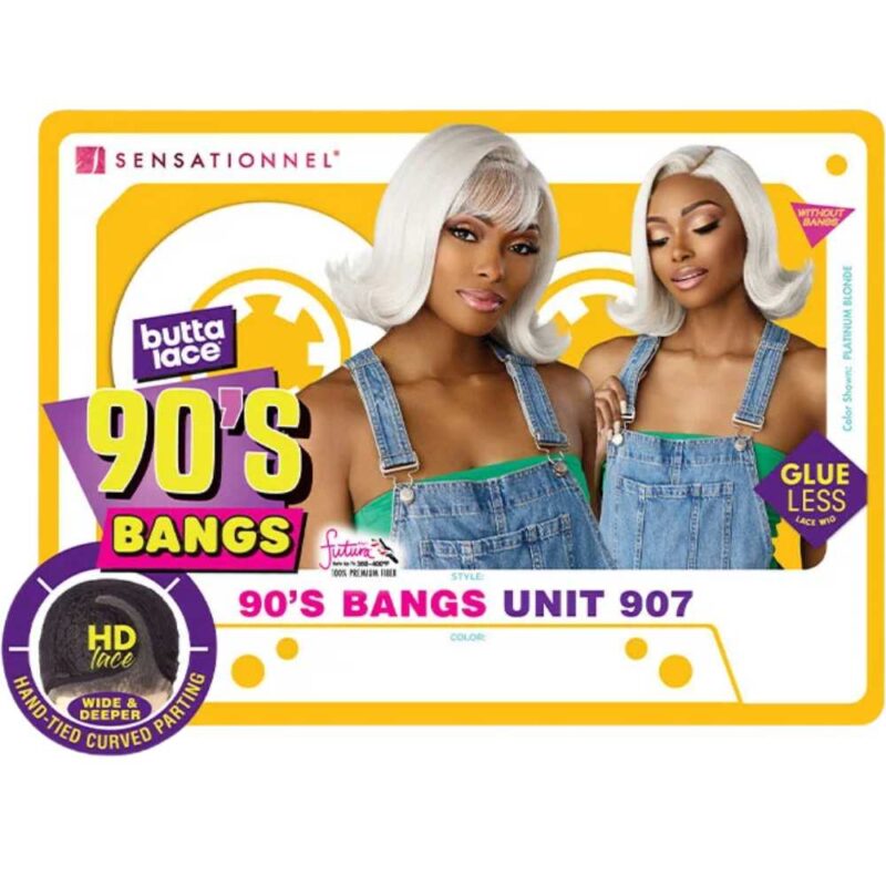 Sensationnel Butta HD Lace Front Wig - 90's Bangs Unit 907 - Image 2