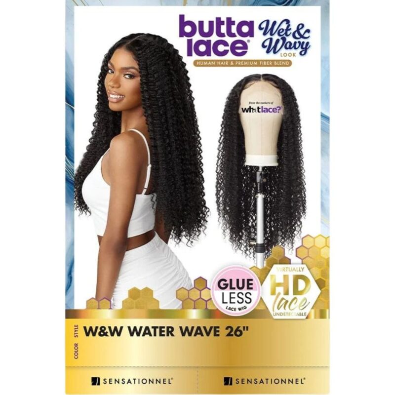 Sensationnel Butta HD Lace Front Wig - W&W Water Wave 26" - Image 2