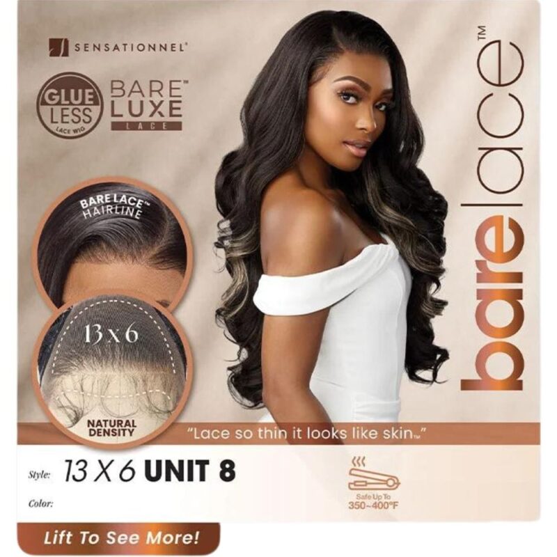Sensationnel Glueless Bare Luxe Lace Wig - 13x6 Unit 8 - Image 7